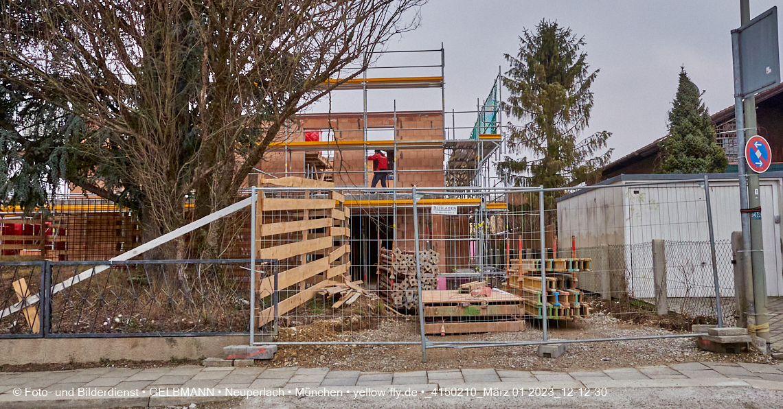 01.03.2023 - Baustelle an der Niederalmstraße 16